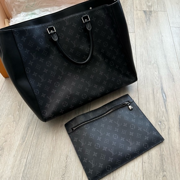 Louis Vuitton Grand Sac Black Tote Bag - Picture 1 of 16